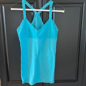 VICTORIAS SECRET PINK BABY BLUE CAMI! Size: SMALL!